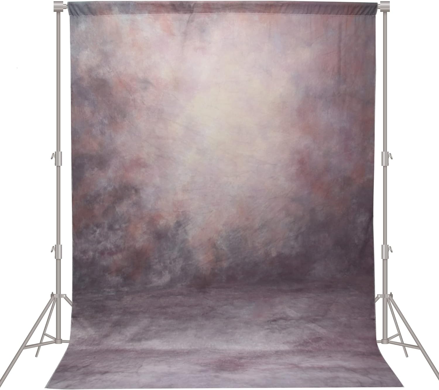 Abstract Purple Professional Photography Backdrop for Adult Portrait Photo Props Booth Background Photoshoot Studio with Thick Ployester Fabric Roller Pocket on Top