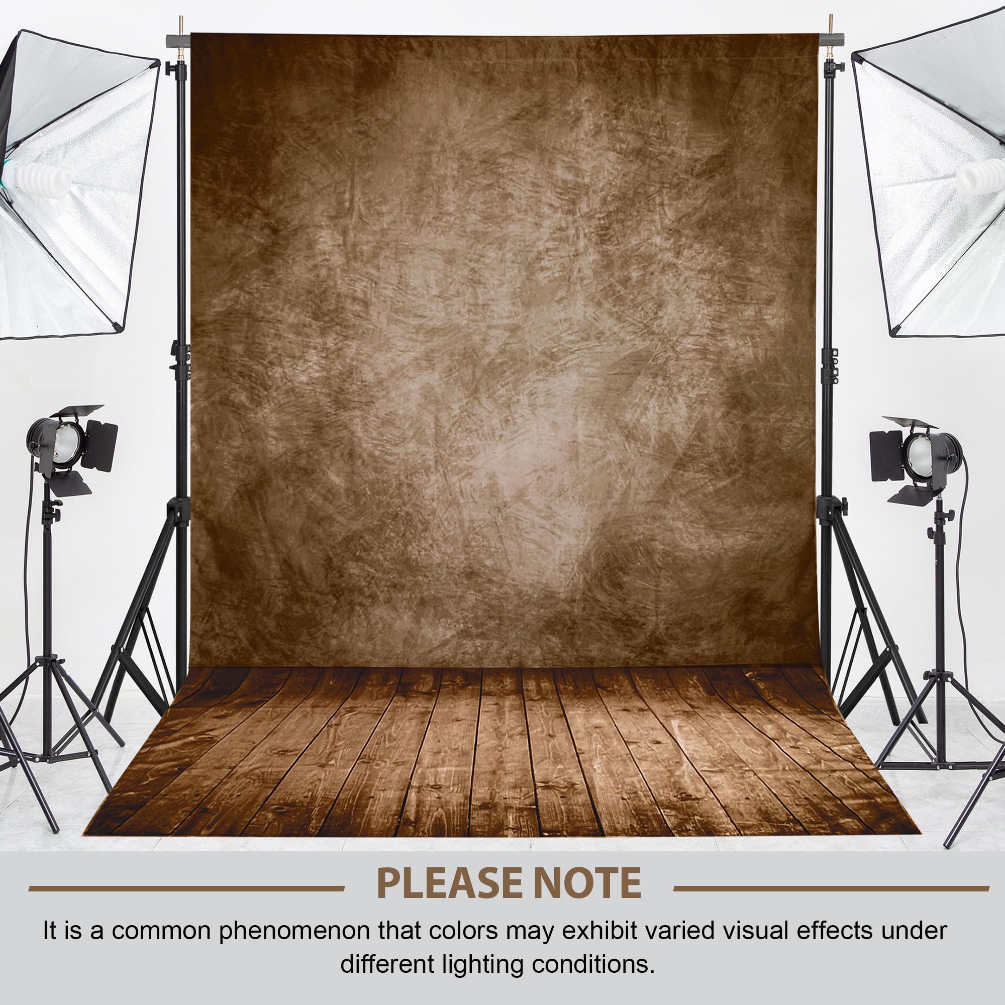 Professional Abstract Portrait Photography Backdrop,Wall with Wood Floor Backdrop for Kids Photography Baby Newborn Cake Smash Photo Shoots Hypoallergenic Fabric Photography Props