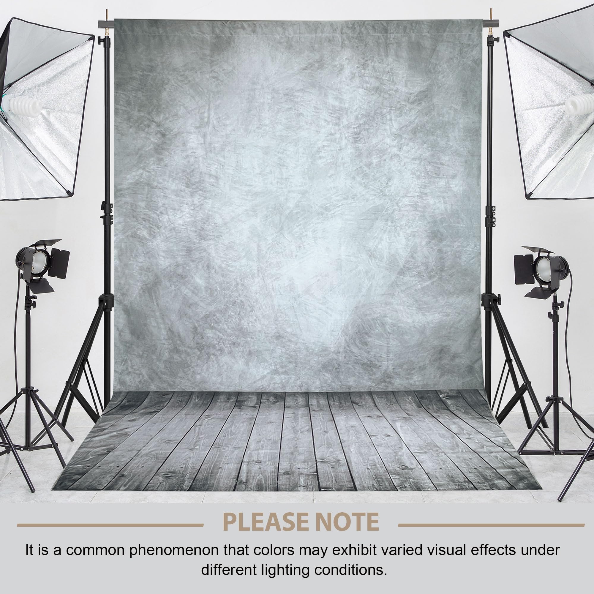 Professional Abstract Portrait Photography Backdrop,Wall with Wood Floor Backdrop for Kids Photography Baby Newborn Cake Smash Photo Shoots Hypoallergenic Fabric Photography Props