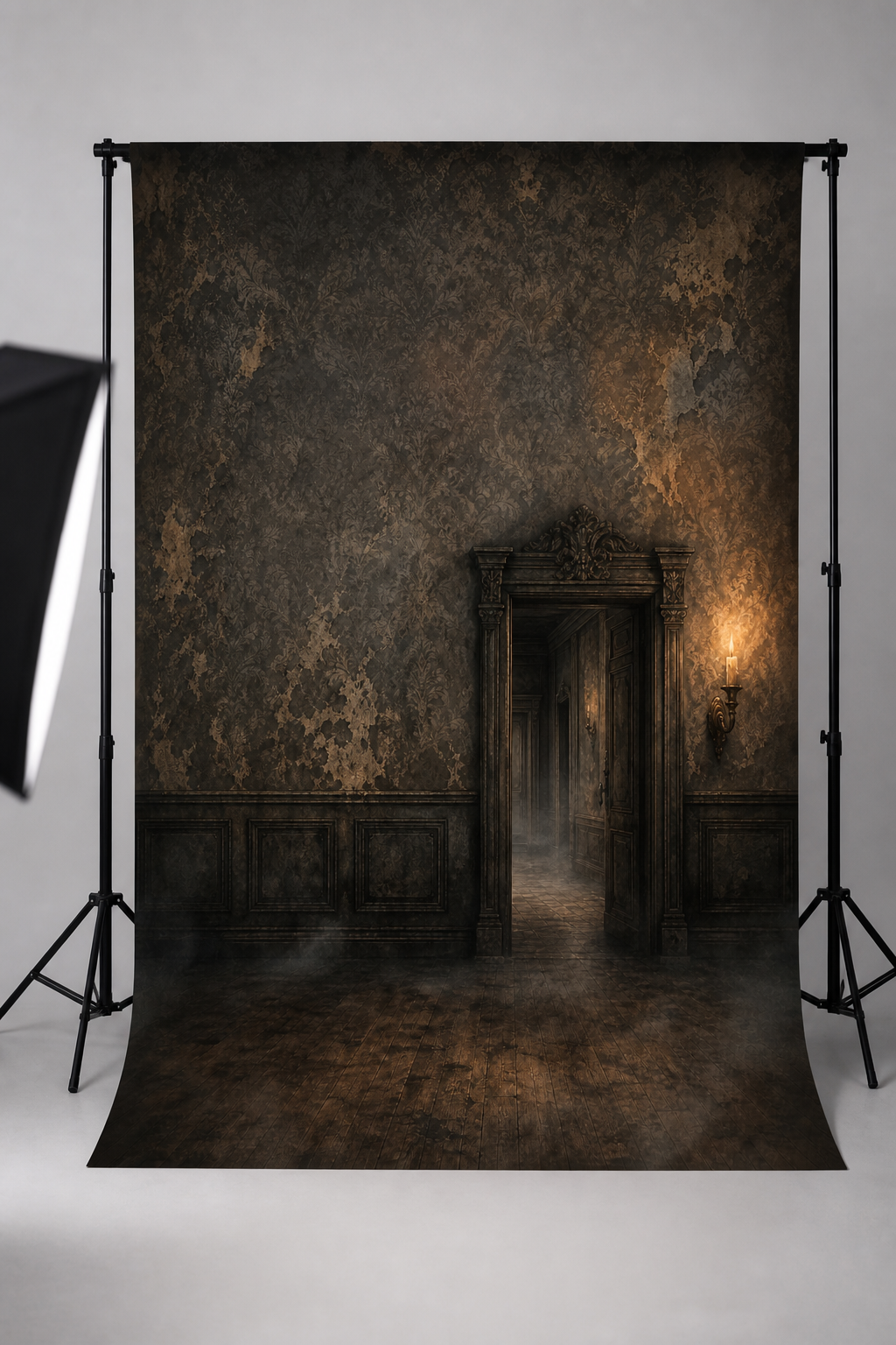 Haunted Victorian Manor Halloween Photography Backdrop