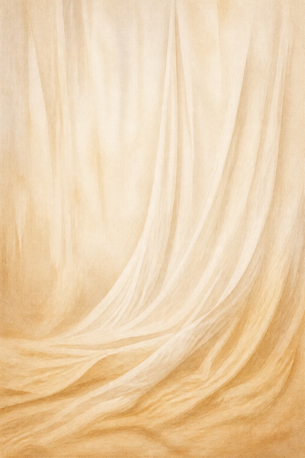 Flowing Ivory Drape Maternity Photo Backdrop | 3 Sizes