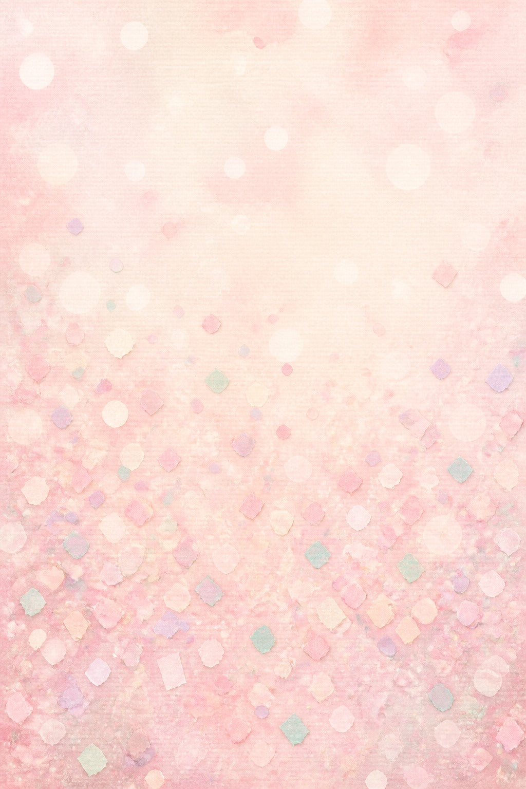 Pastel Confetti Cake Smash Photo Backdrop | 3 Sizes - studio photography backdrop, image 2 of 5