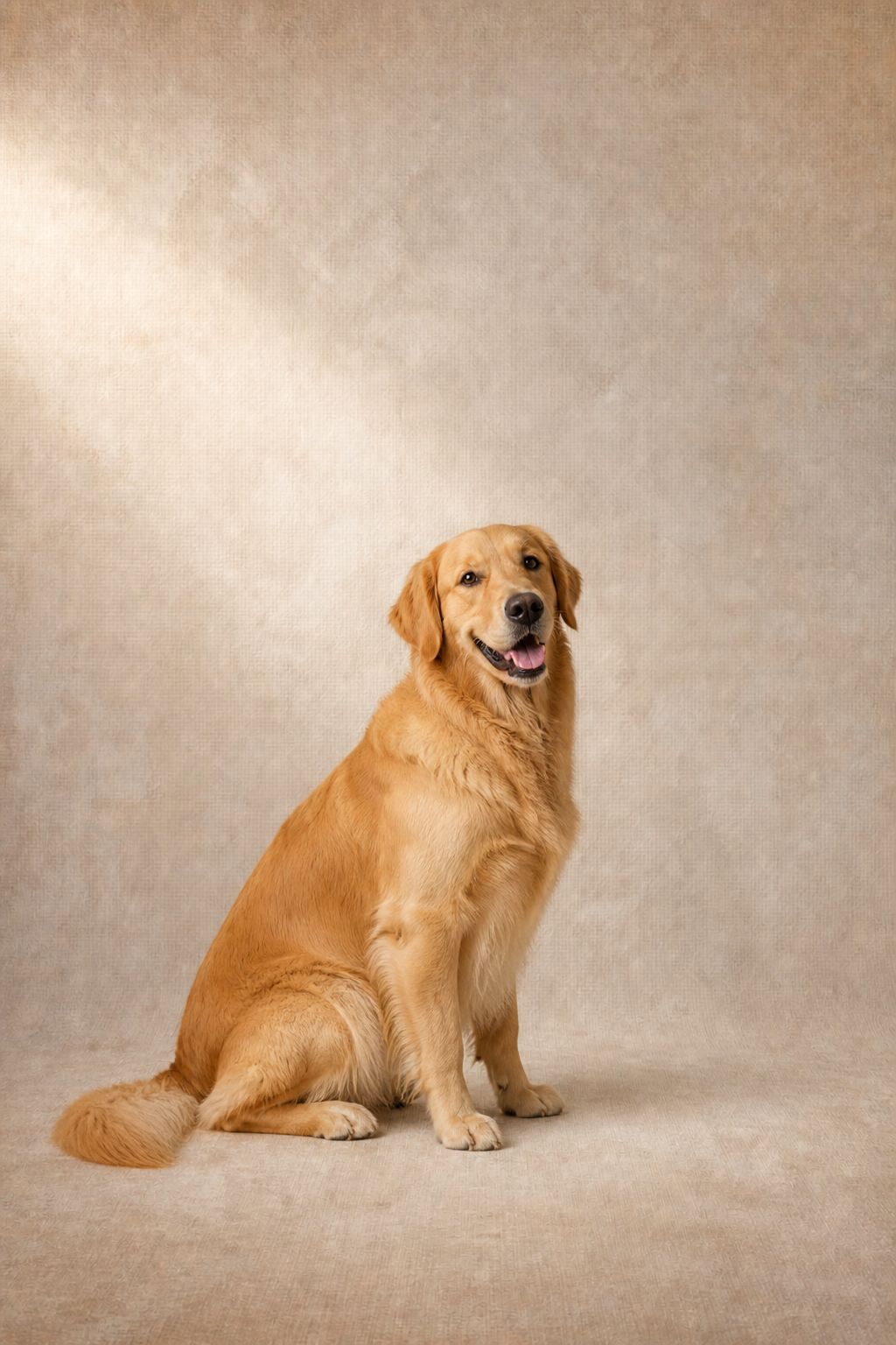 Warm Oatmeal Neutral Pet Photography Backdrop