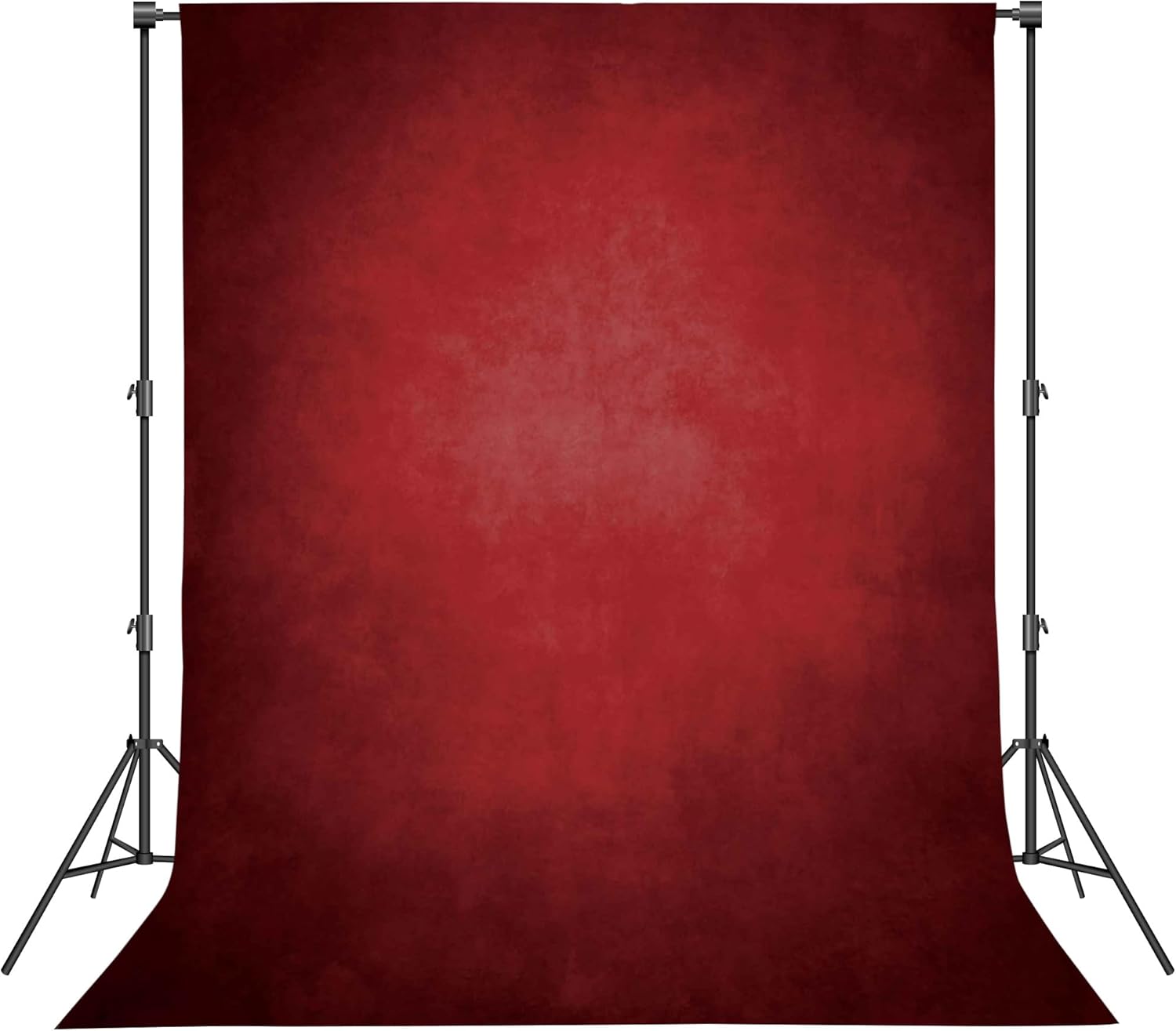 Abstract Red Professional Photography Backdrop for Adult Portrait Photo Props Booth Background Photoshoot Studio with Thick Ployester Fabric Roller Pocket on Top