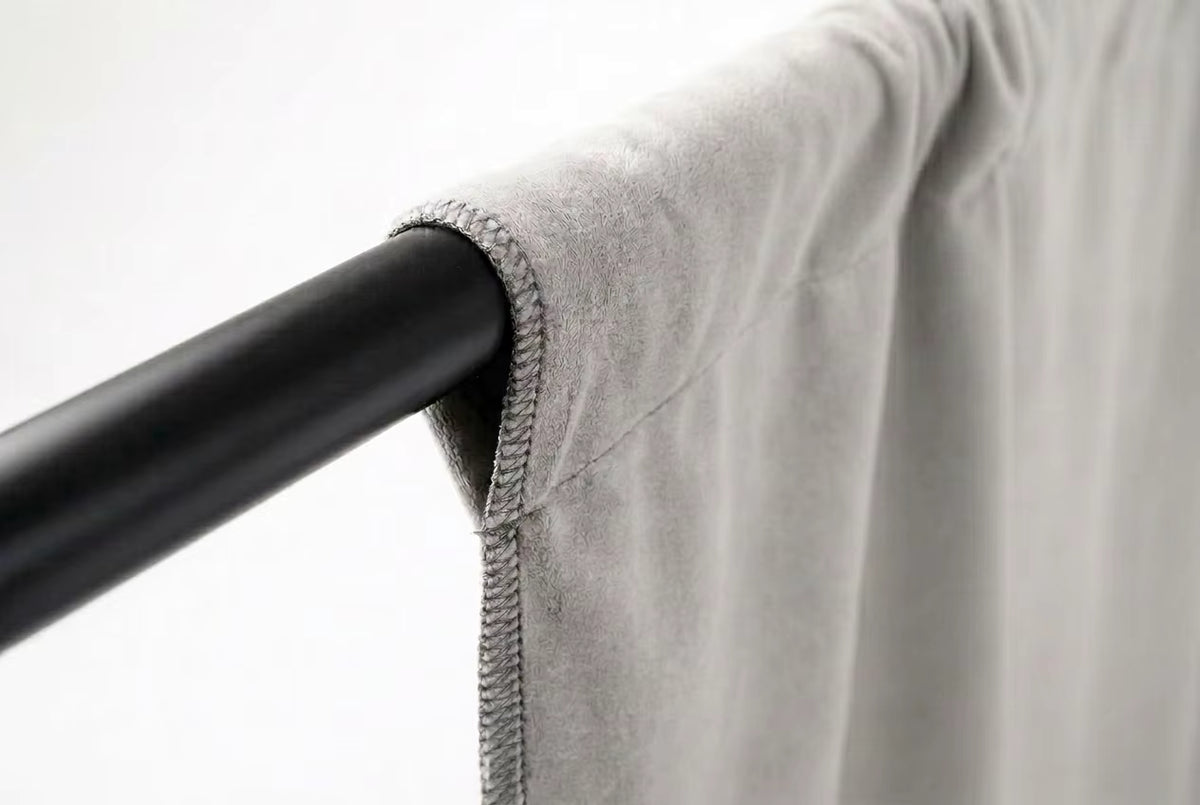 Stormy Gray Monochromatic Microfiber Backdrop - 8x10ft / 8x12ft Pro Studio Background