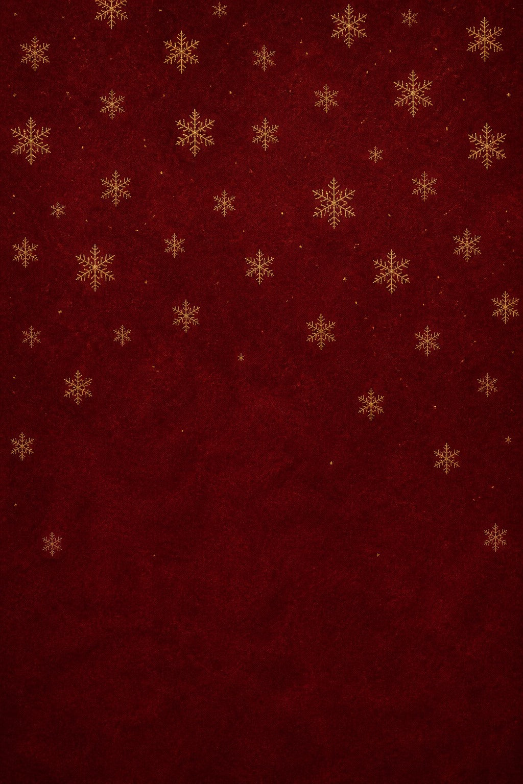 Burgundy & Gold Snowflakes Photo Backdrop - Christmas Elegant Glow | 3 Sizes